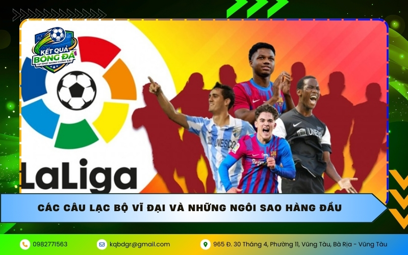 Các câu lạc bộ vĩ đại và những ngôi sao hàng đầu