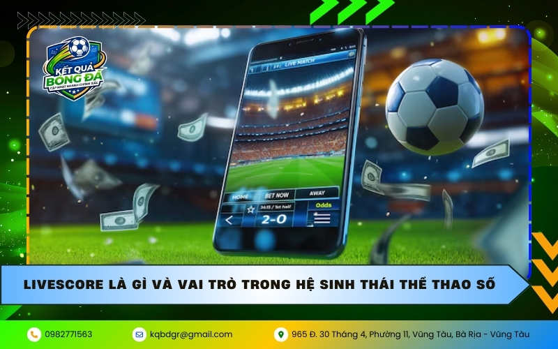 LiveScore là gì và vai trò trong hệ sinh thái thể thao số